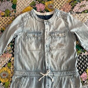 Vintage Free People denim coveralls